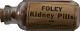 Sample Bottle, Foleys Kidney Cure